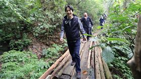 賴清德副總統27日參加「樟之細路石峎古道手作步道」活動。（圖／總統府提供）