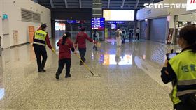 英國,檢疫,隔離,桃園機場,記者陳啓明攝