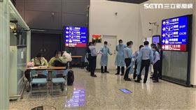 英國,檢疫,隔離,桃園機場,記者陳啓明攝