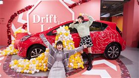 ▲《PRIUS c 駛進幸福 使勁愛》於華山盛大開展（圖／TOYOTA提供）