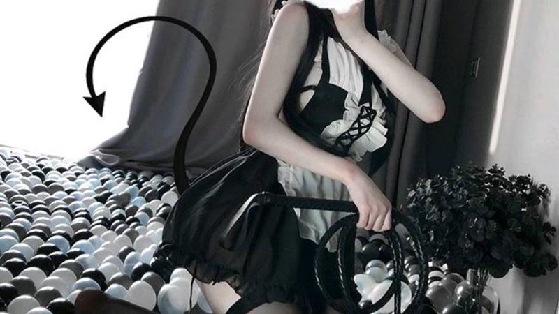 她怨差一點點女僕裝卡肉　網全看傻眼