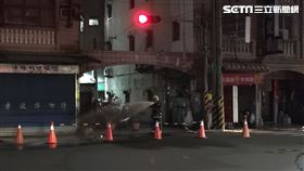 甲烷外洩,灑水戒備,警消,高雄,翻攝畫面