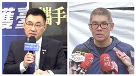 國民黨主席江啟臣，國民黨智庫副董事長連勝文。（組合圖／資料照，翻攝自臉書）