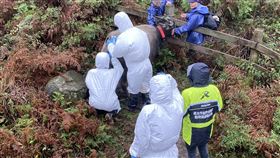 獸醫師評估擎天崗水牛健康狀況（2）擎天崗陸續發現多隻水牛死亡，經召集跨領域專家學者，研判牛隻應為營養不良。陽管處表示，已打開11處圍籬通道，拓展牛隻覓食草場，減少人造圍籬影響水牛，也會持續追蹤牛隻移動情形。圖為獸醫師評估水牛健康狀況。（動保處提供）中央社記者劉建邦傳真  109年12月29日