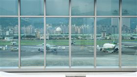 松山機場／松機／停機坪（記者陳弋攝影）