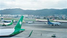 松山機場／松機／停機坪（記者陳弋攝影）