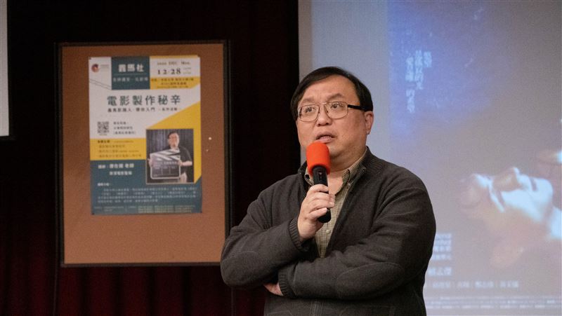 唐在揚回校傳授電影產業招式