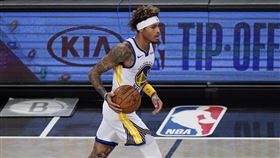 ▲烏布瑞（Kelly Oubre Jr.）投進勇士生涯首顆三分球。（圖／美聯社／達志影像）