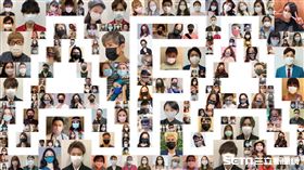 亞洲時尚大賞群星戴上口罩，為全球打氣加油。