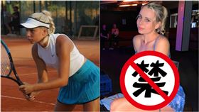 籌不到訓練費！19歲網球妹「脫衣賺錢」上下全露進帳7萬（圖／翻攝自angelina.graovac IG）