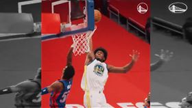 快攻歐洲步爆扣！勇士榜眼字母哥上身 NBA,金州勇士,James Wiseman,字母哥,Giannis Antetokounmpo 翻攝自勇士官方推特