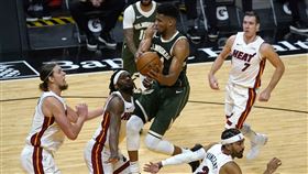 熱火復仇！字母哥大三元白忙
NBA,密爾瓦基公鹿,Giannis Antetokounmpo,邁阿密熱火,Goran Dragic
美聯社／達志影像