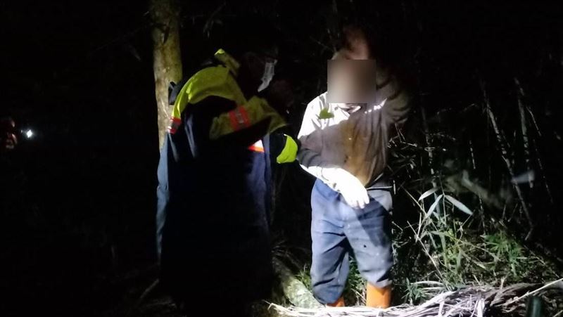 竹7旬翁寒流夜失蹤　獲救緊抱檳榔樹