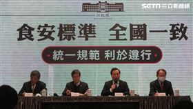 行政院將於31日下午召開記者會宣布，各地方政府基於地方自治訂出的萊劑零檢出，牴觸中央法令以及憲法，明天起無效。（圖／記者盧素梅攝影）