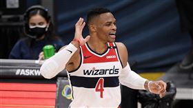 大三元連發仍狂輸　威少發文了 NBA,華盛頓巫師,Russell Westbrook,四連敗,大三元
美聯社／達志影像