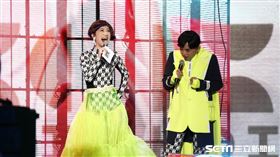 臺北最High新年城-2021跨年晚會，黃子佼、lulu。圖／記者楊澍攝影