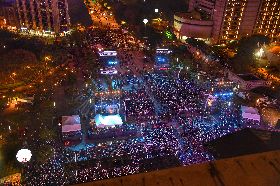 跨年倒數　北市晚會人潮增至近9000
