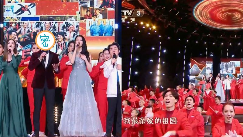 台男星同框解放軍　登央視讚「祖國」