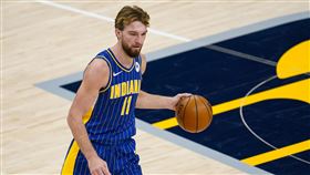 ▲沙波尼斯（Domantas Sabonis）全場僅失手4球。（圖／美聯社／達志影像）