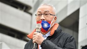 國民黨元旦升旗　馬英九、吳敦義（圖／記者李國綸攝影）