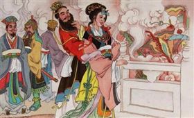 烽火戲諸侯、褒姒、周幽王（翻攝自百度百科）