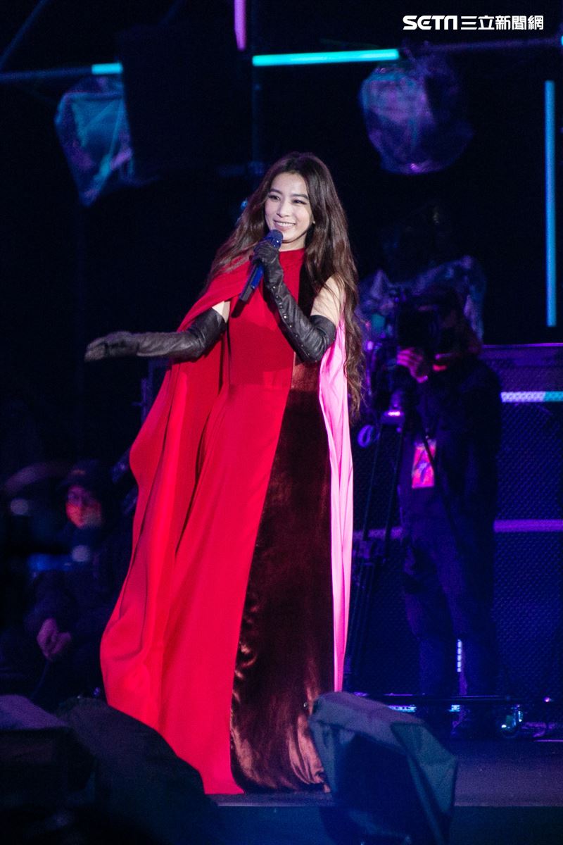 田馥甄擔任「臺北最High新年城-2021跨年晚會」開場嘉賓。（圖／記者楊澍攝影）