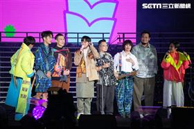 魚丁糸擔任「臺北最High新年城-2021跨年晚會」演唱嘉賓。（圖／記者楊澍攝影）