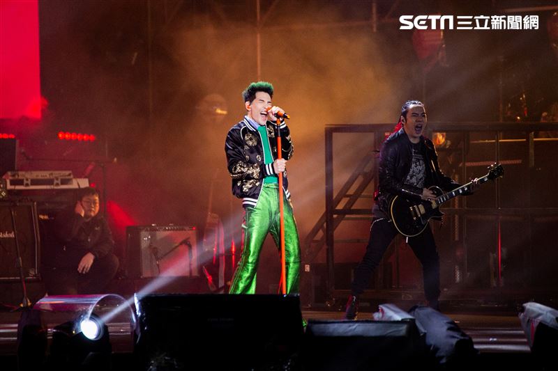蕭敬騰擔任「臺北最High新年城-2021跨年晚會」倒數後壓軸嘉賓。（圖／記者楊澍攝影）