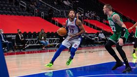 ▲羅斯（Derrick Rose）17分，活塞新球季開胡。（圖／翻攝自活塞推特）