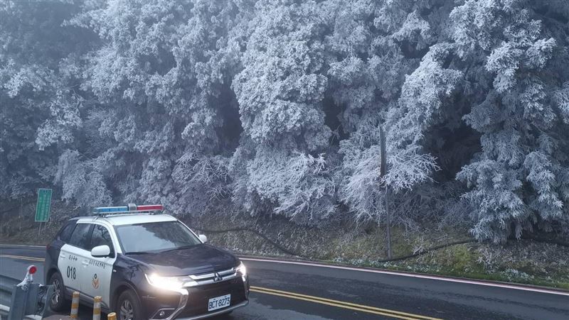 寒流裡最暖的雪景　1張山谷照被讚爆