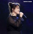 邱振哲「失戀學」期末考演唱會總彩排，特別嘉賓許莉潔。（記者邱榮吉/攝影）