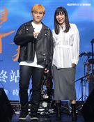 邱振哲「失戀學」期末考演唱會總彩排，特別嘉賓孫盛希。（記者邱榮吉/攝影）