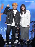 邱振哲「失戀學」期末考演唱會總彩排，特別嘉賓孫盛希。（記者邱榮吉/攝影）