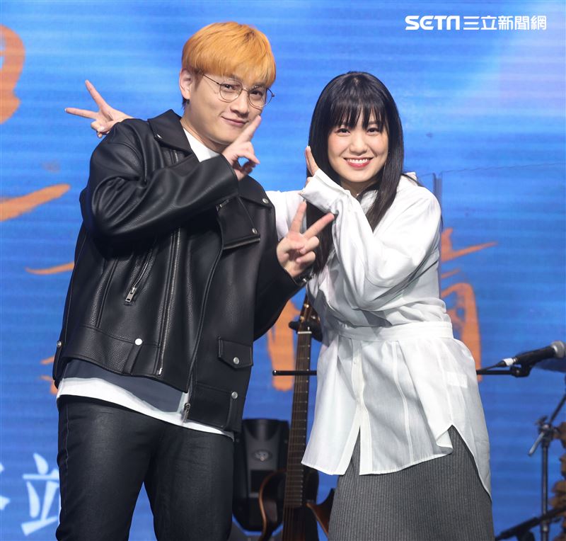 邱振哲「失戀學」期末考演唱會總彩排，特別嘉賓孫盛希。（記者邱榮吉/攝影）