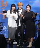 邱振哲「失戀學」期末考演唱會總彩排，特別嘉賓孫盛希、許莉潔。（記者邱榮吉/攝影）