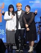 邱振哲「失戀學」期末考演唱會總彩排，特別嘉賓孫盛希、許莉潔。（記者邱榮吉/攝影）