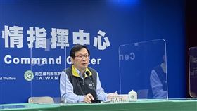 ▲指揮中心1/3莊人祥（圖／記者簡浩正攝影）