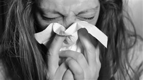 感冒，咳嗽，擤鼻涕，生病（示意圖／翻攝自Pixabay）