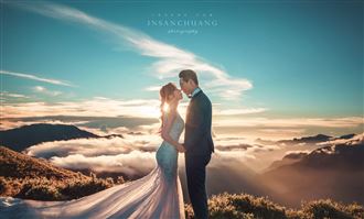 多圖/他拍出上帝視角絕美婚紗照