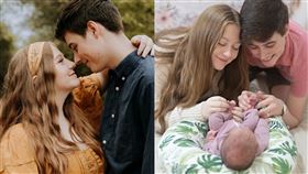  未成年小媽媽小爸爸/YouTuber/卡姆琳和蘭登/（圖／翻攝自camandfam IG）