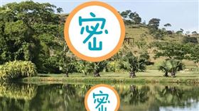 巴西小鎮山坡上長出「巨大女性生殖器」。（圖／翻攝自Juliana Notari臉書）