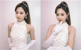 周子瑜跨年高馬尾造型美翻。（圖／翻攝自TWICE IG）