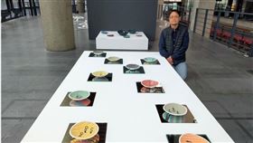 身兼陶藝、攝影家多重身分的陳加峯，用作品紀錄與大自然對話，個展即日起在新北市立鶯歌陶瓷博物館展出。（新北市立鶯歌陶瓷博物館提供）中央社記者沈佩瑤傳真 110年1月5日