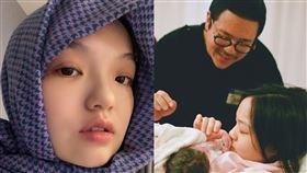 徐佳瑩／比爾賈/1個月兒子/嬰兒/全家福。臉書