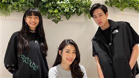 「微風女神幫」郭源元與宋蘋恩、以及「時尚DJ」孫麥傑。（圖／微風經紀提供）