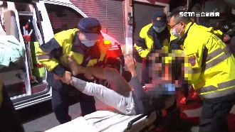 酒後失控！醉男持刀威脅、朝警丟菸蒂