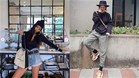 孫芸芸、許路兒穿搭。（圖／翻攝自孫芸芸許路兒IG／品牌提供）