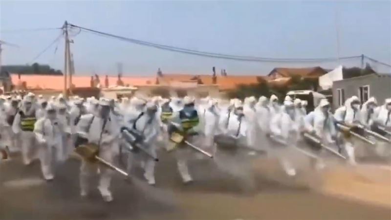 河北疫情崩潰！中共生化部隊進駐消毒