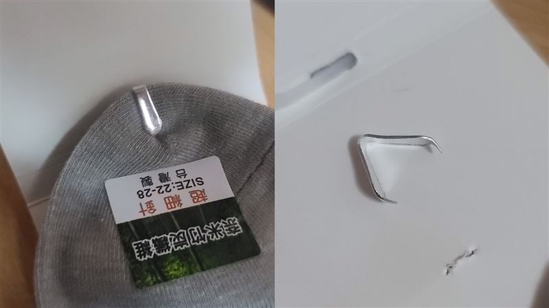 為何新襪子有小銀夾？真實用途網驚呆