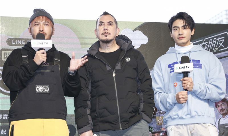 《開著餐車交朋友》首播記者會黃秋生、KID林柏昇、宋柏緯出席。（圖／記者楊澍攝影）